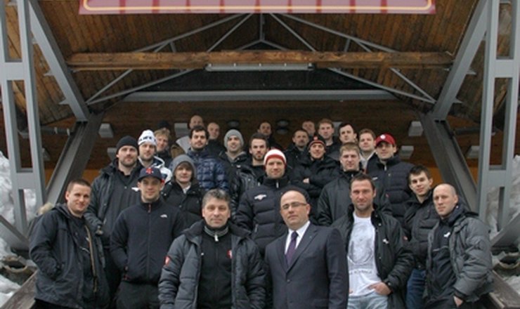 SOUSTREDENI HOKEJISTU HC SPARTA PRAHA  V KRKONOSSKEM CLARIONU